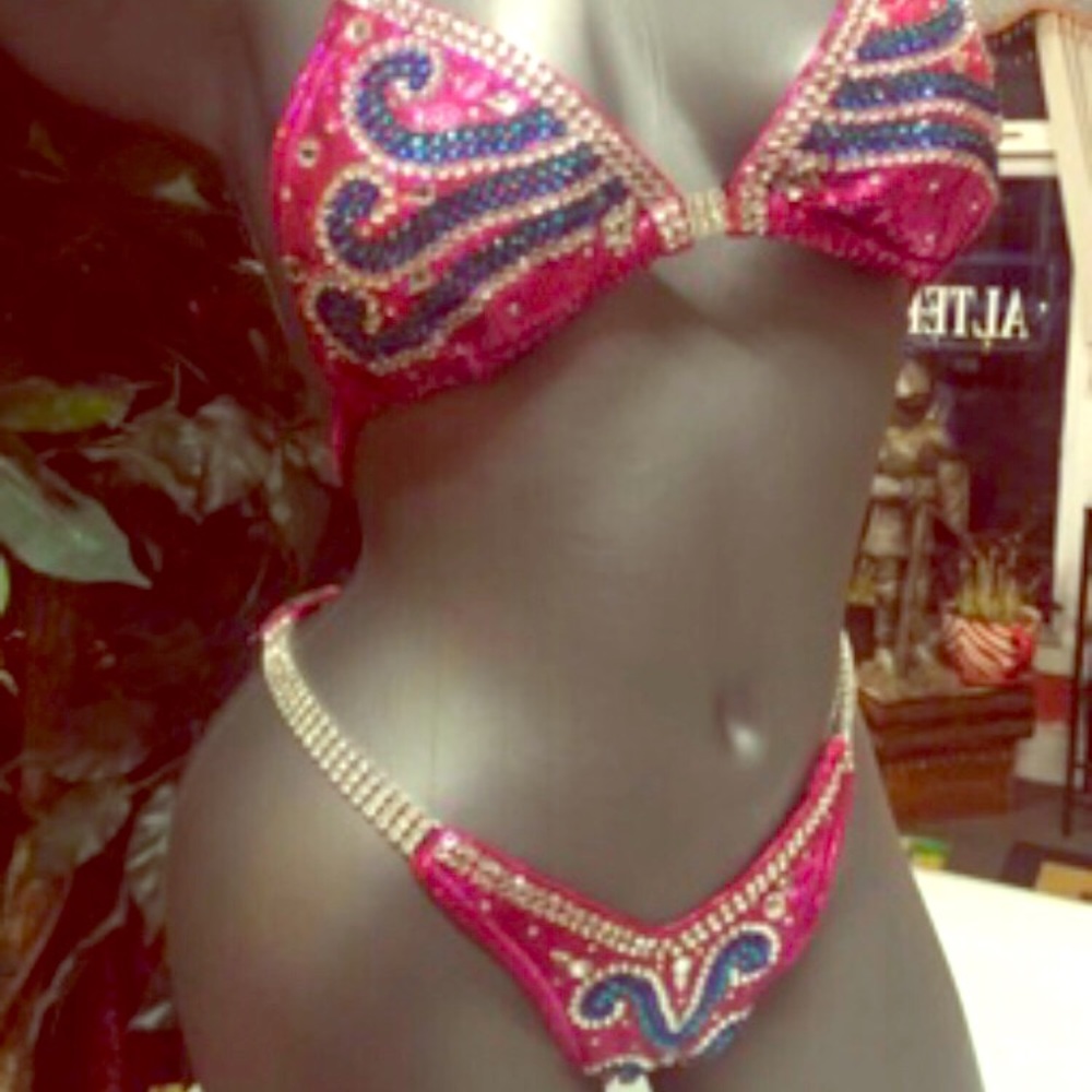 Custom figure competition suit bikini - worn once!